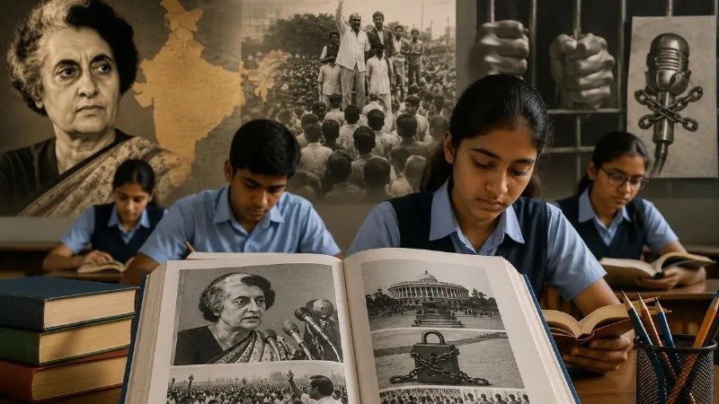NCERT की कक्षा 9 की किताब में पहली बार शामिल हुआ आपातकाल का अध्याय, जानें क्यों हो रहा विवाद Chapter on the Emergency included in Class 9 NCERT book for the first time; find out why it is sparking controversy.