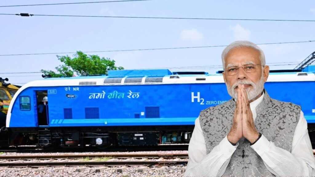 भारत की पहली हाइड्रोजन ट्रेन शुरू, पीएम मोदी ने दिखाई हरी झंडी; जानें रूट, किराया और कैसे करती है काम भारत की पहली हाइड्रोजन ट्रेन शुरू, पीएम मोदी ने दिखाई हरी झंडी; जानें रूट, किराया और कैसे करती है काम