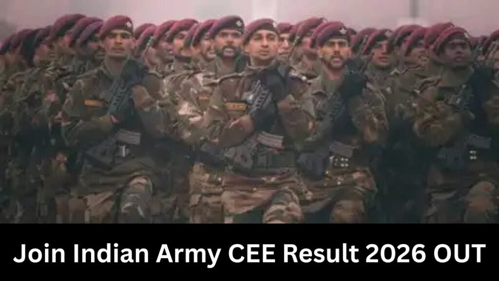 Indian Army Agniveer Result 2026: जारी हुआ अग्निवीर CEE रिजल्ट, ARO वाइज मेरिट लिस्ट ऐसे करें चेक Indian Army Agniveer Result 2026: जारी हुआ अग्निवीर CEE रिजल्ट, ARO वाइज मेरिट लिस्ट ऐसे करें चेक